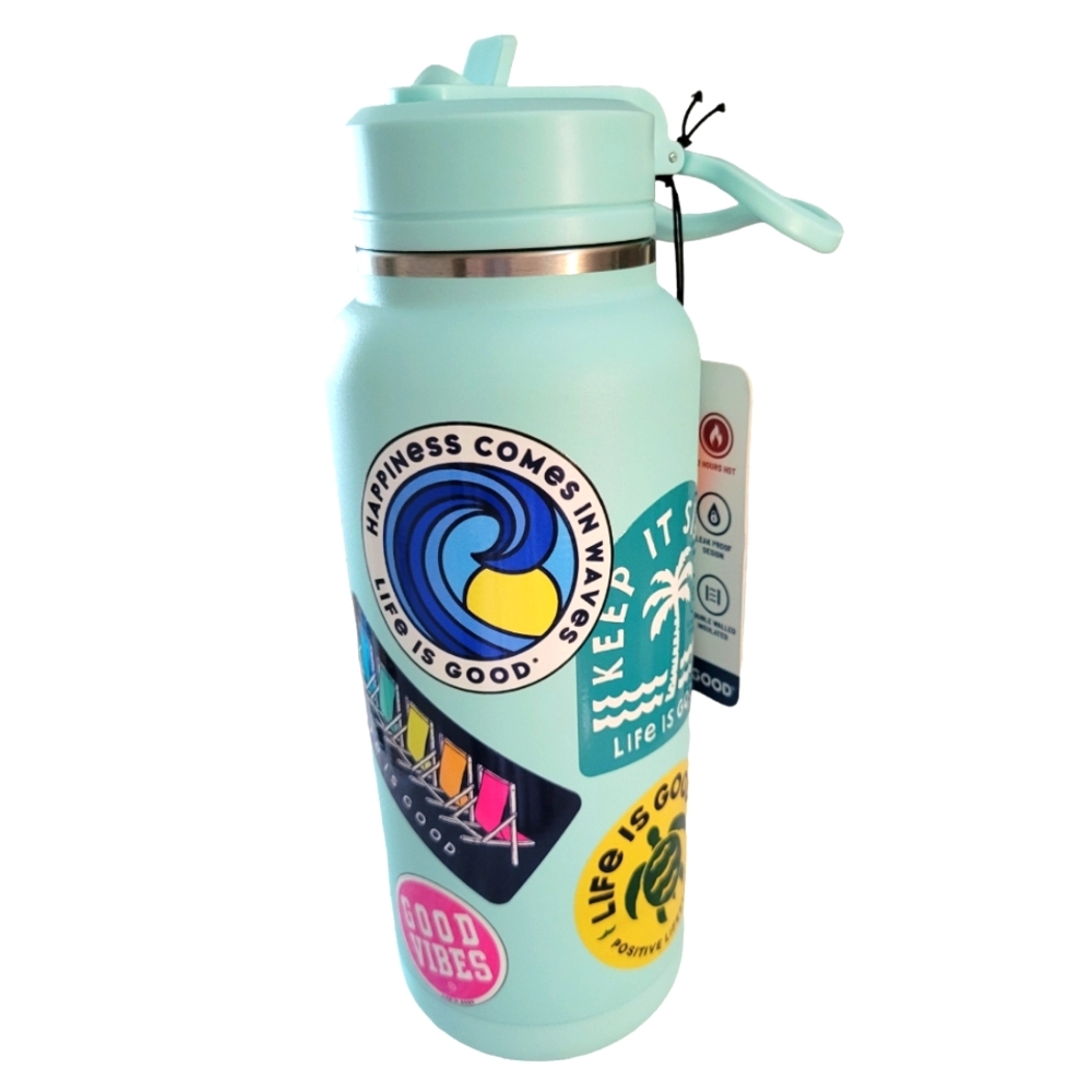 32 oz Life is Good Waterbottle